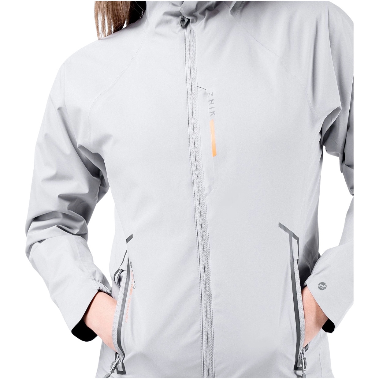 2025 Zhik Womens INS100 Inshore Sailing Jacket JKT0110W - Platinum